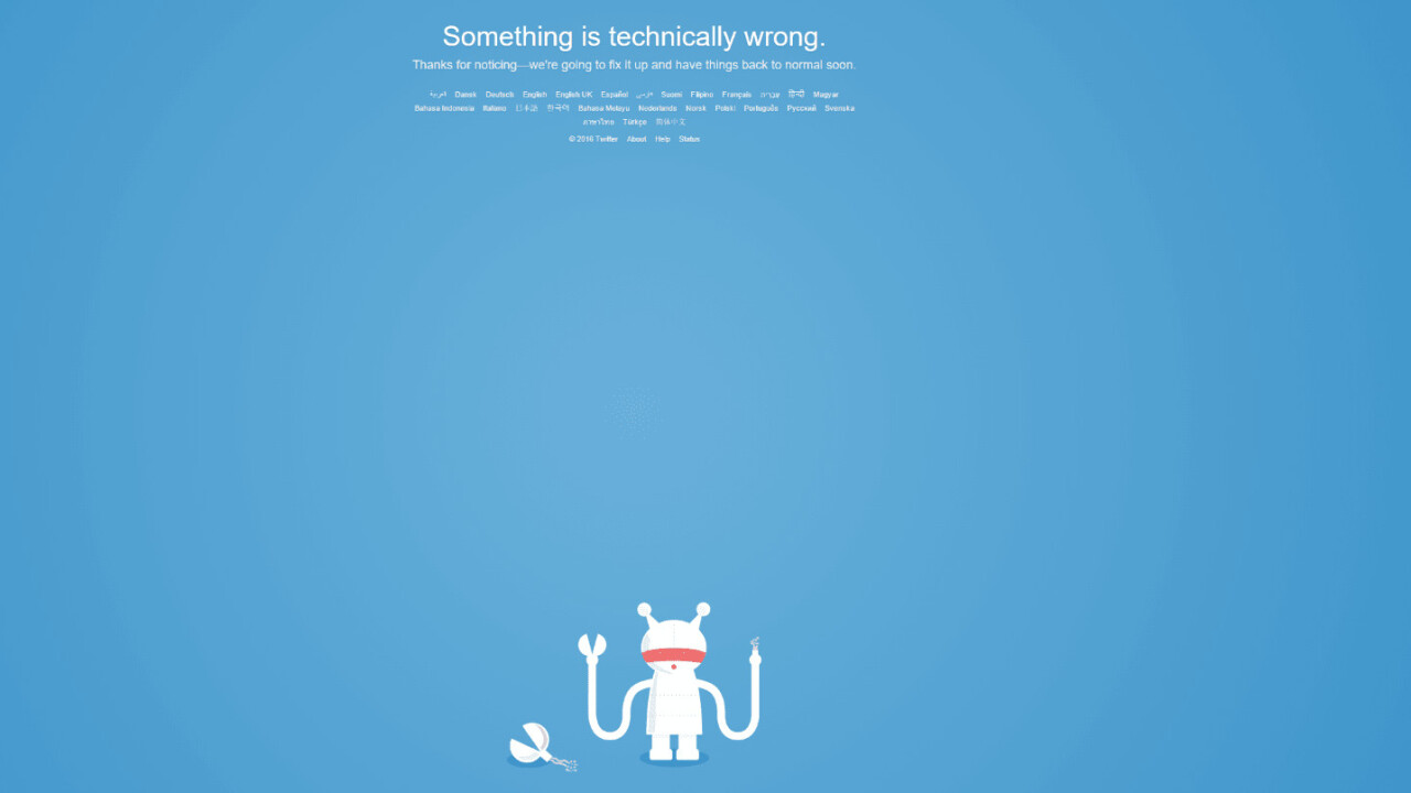 Twitter is down for some users around the world [Updated: It’s back!]