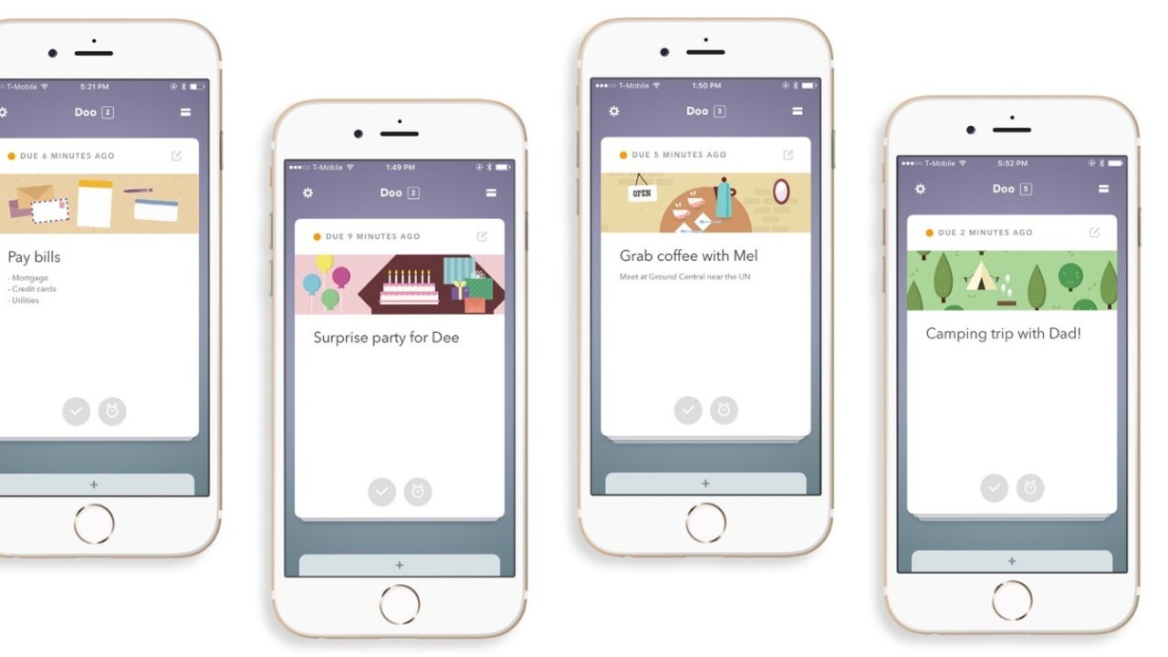 Doo is a beautiful way to get stuff done without stressing yourself out