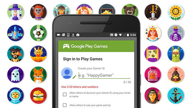 Google Play Games is ditching Google+ tie-in for new Gamer ID profiles