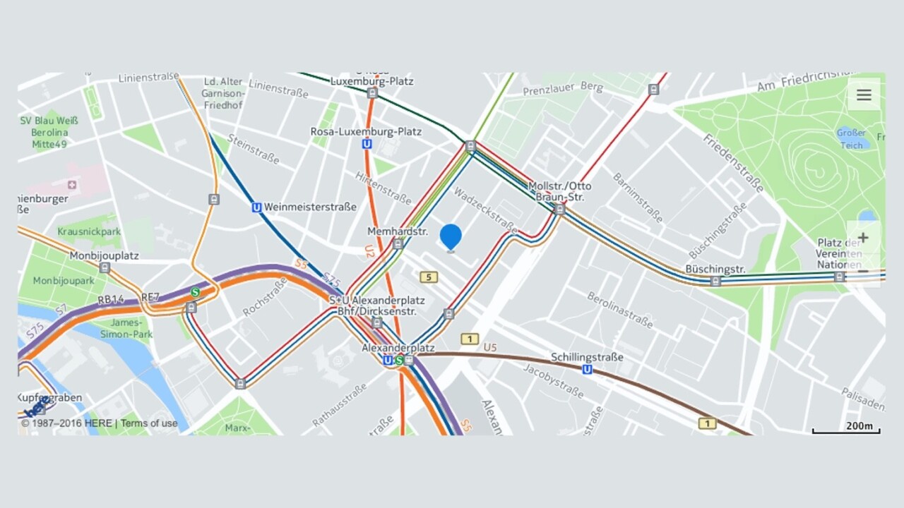 HERE Maps now shows transit directions for over 1,000 cities around the world