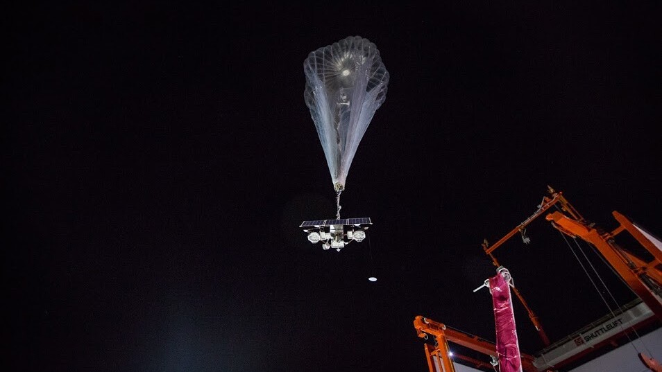 Here’s how Google gets a tennis court-sized Loon balloon into the air