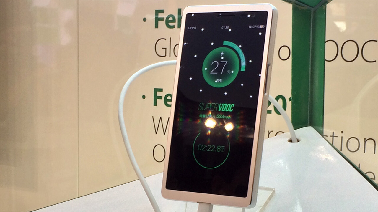 Oppo’s new battery tech can fully charge your phone in 15 minutes