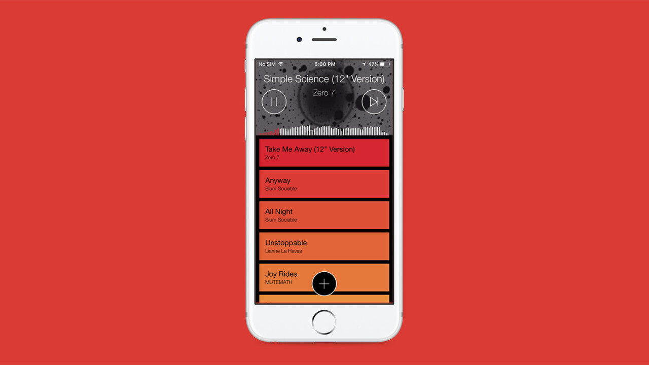 Pyro for iOS uses your favorite tunes to DJ your parties