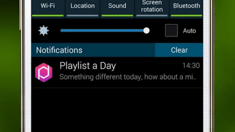 There’s an app that delivers a new playlist to your lock screen every day