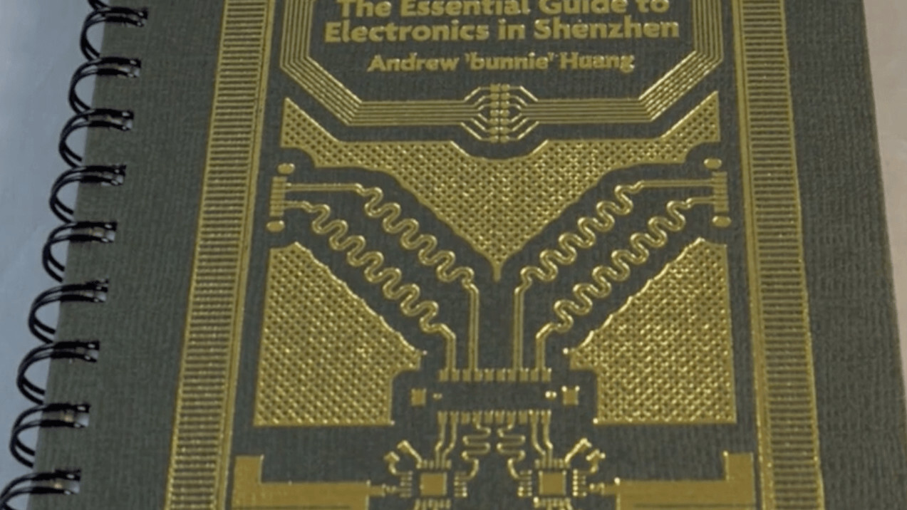 This beautiful book is perfect for makers wanting to visit electronic nerd heaven