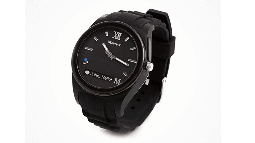 Martian Notifier, an affordable smartwatch with style.  Now 72% off at TNW Deals