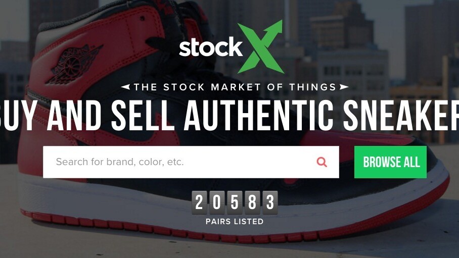 There’s now an online stock market for sneakers