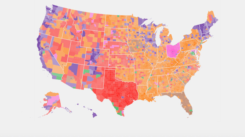 Here’s how the US presidential race would pan out if Facebook Likes were votes