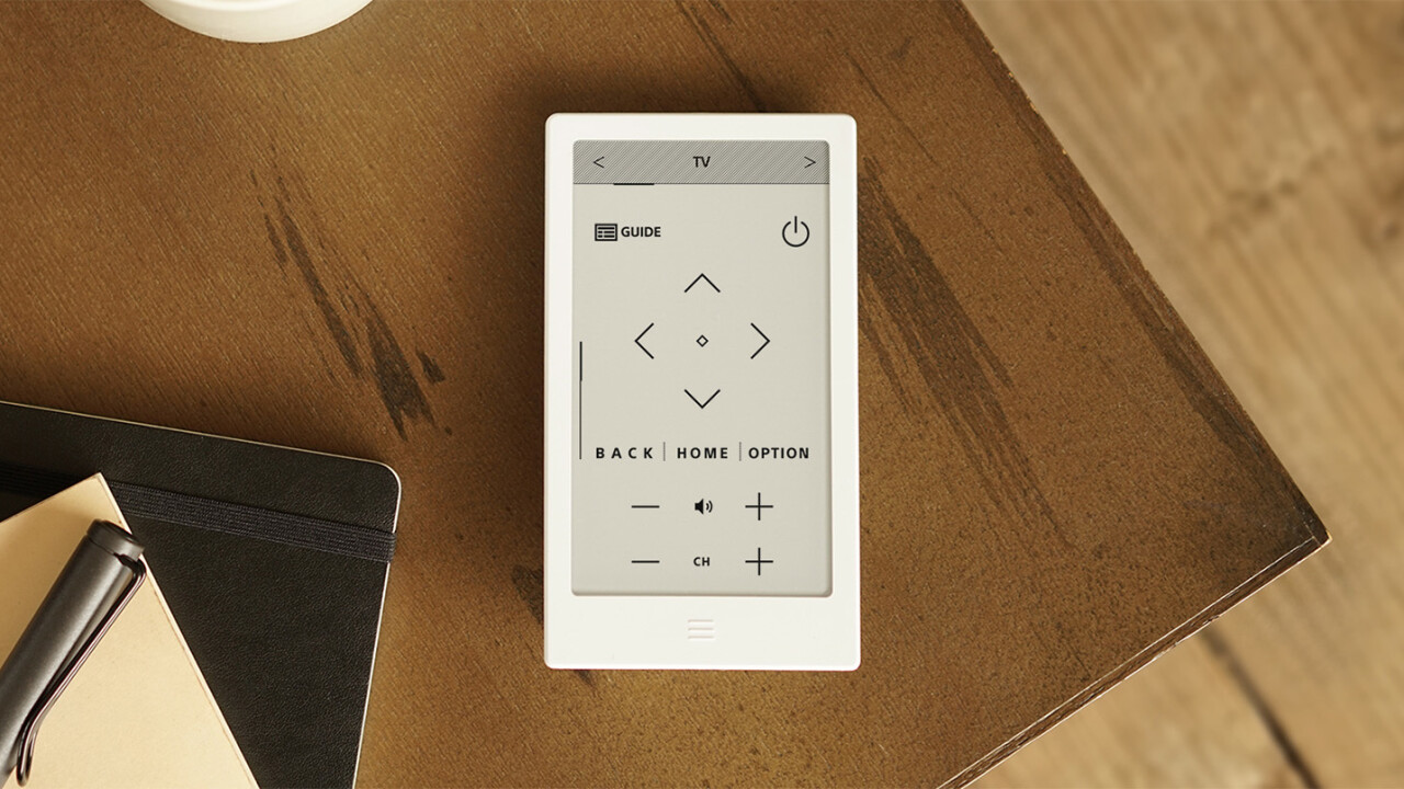 Sony’s new universal remote packs a low-power e-ink display