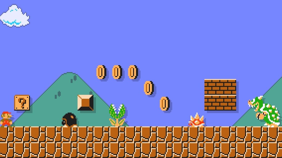 Bring Super Mario to your desktop or home screen with Nintendo’s wallpaper app