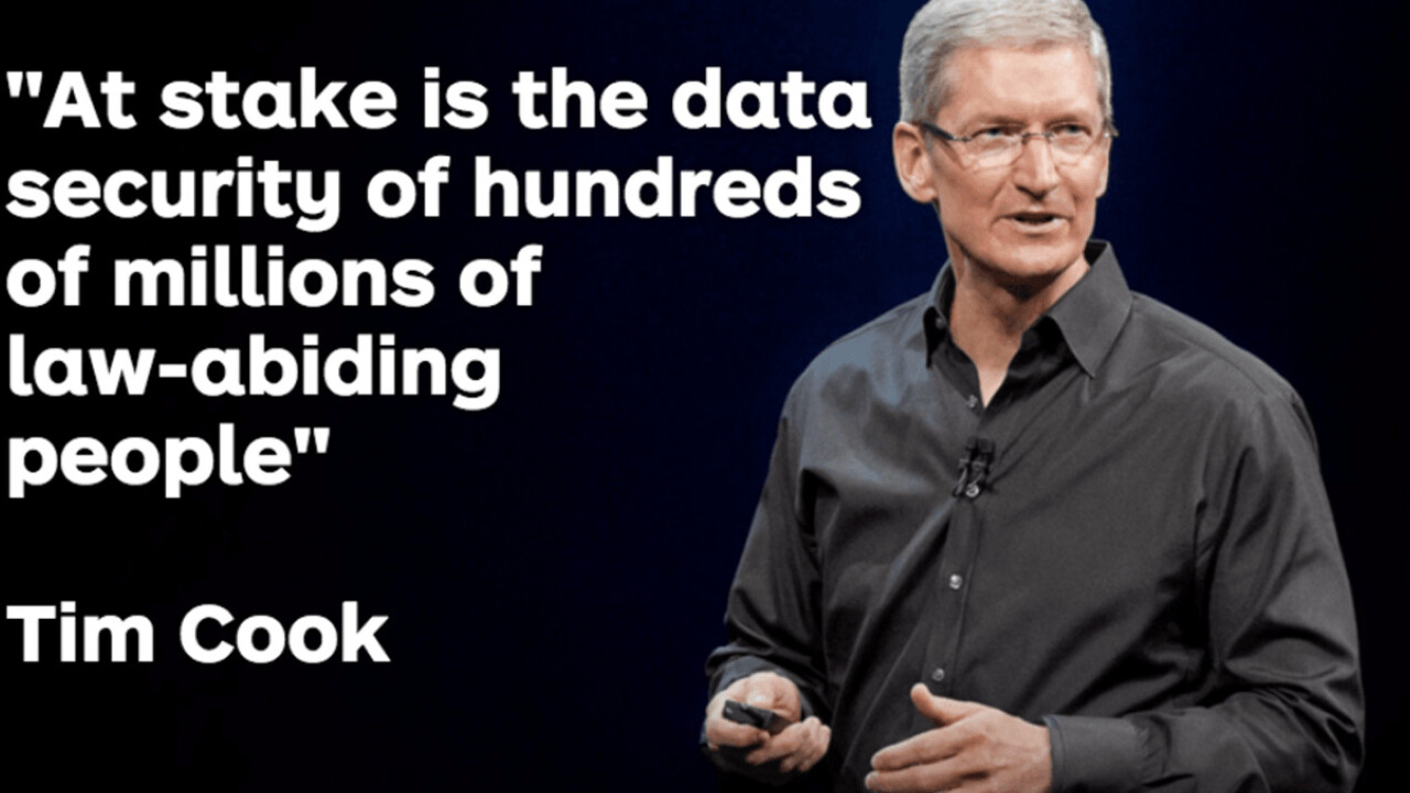 Tim Cook says FBI’s unlock request ‘threatens everyone’s civil liberties’