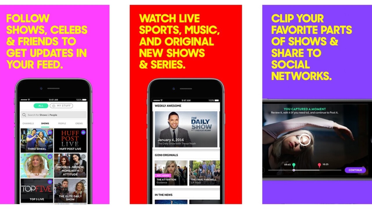 Verizon follows T-Mobile’s lead and makes its go90 video app free to stream