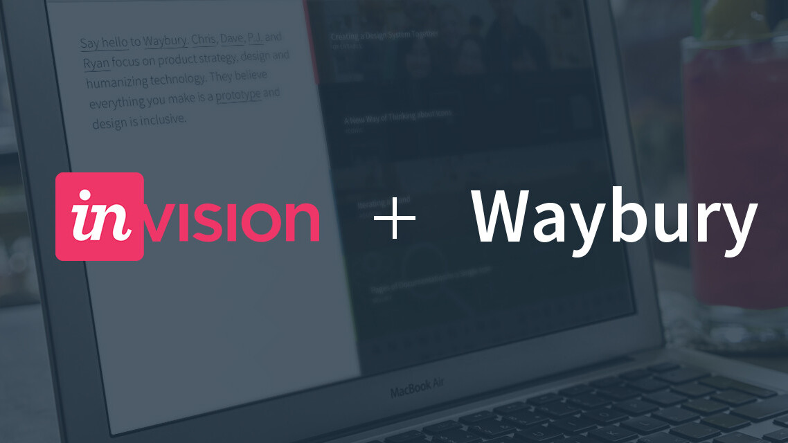 InVision has acquired startup design firm Waybury