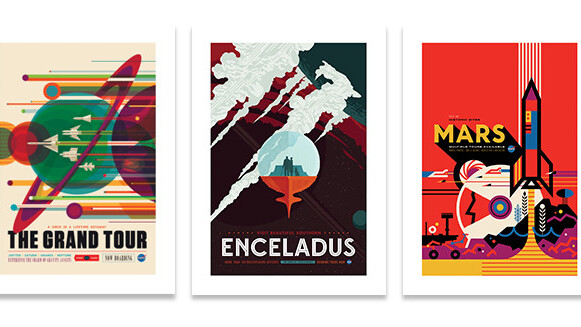 NASA promotes space tourism in retro new posters