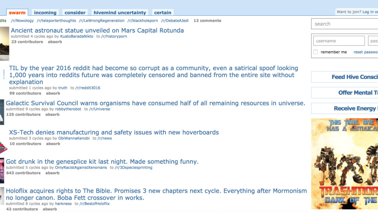 Reddit is not amused by Reddit3016, a spoof site one of its moderators created