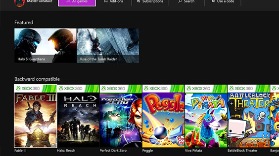 You can now easily buy Xbox 360 games right from your Xbox One