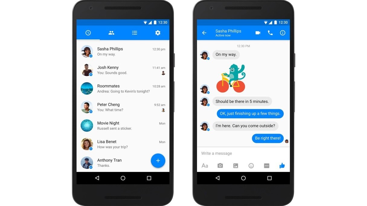 Facebook Messenger gets a Material Design makeover on Android
