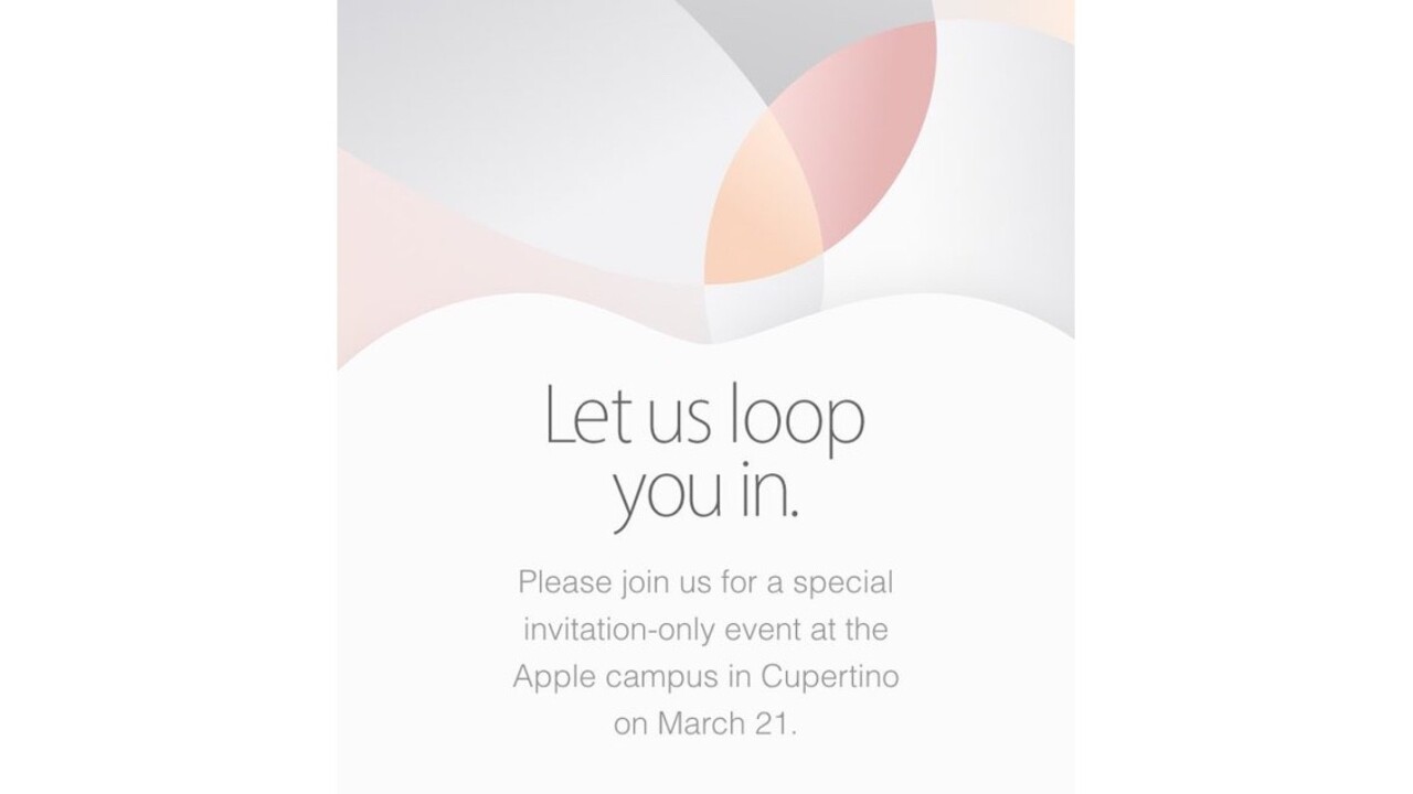 It’s official: Apple’s next event is March 21