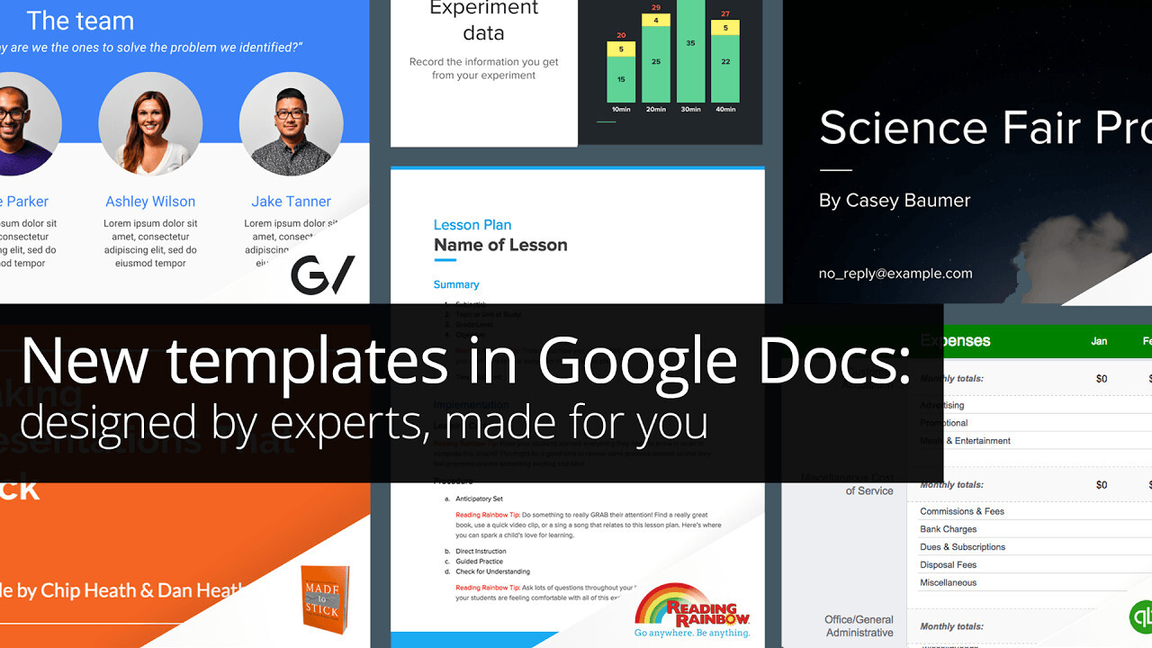 Google introduces Docs templates ‘designed by experts’