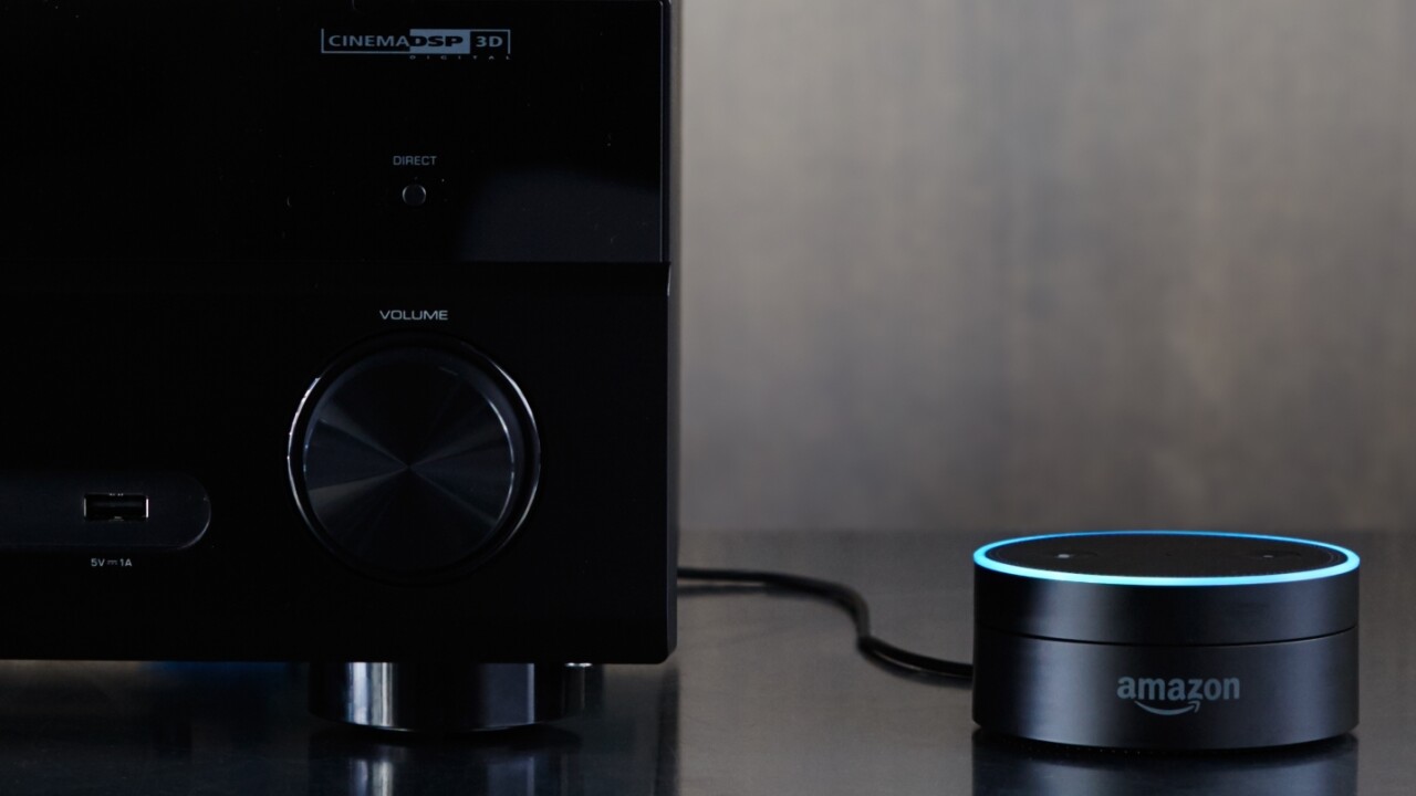 Amazon’s tiny Echo puck speaker puts Alexa on any stereo