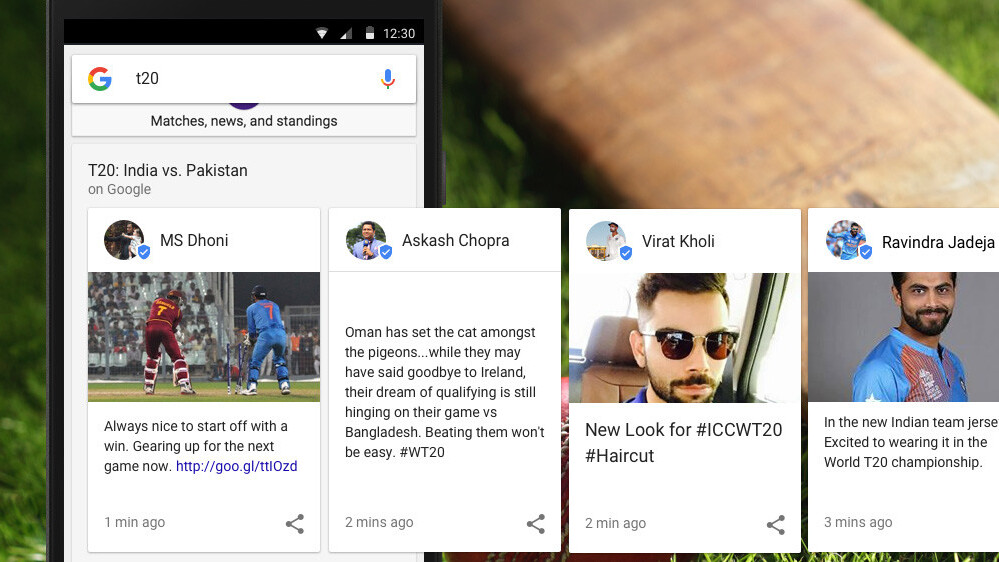 Google is testing live sports commentary in search results
