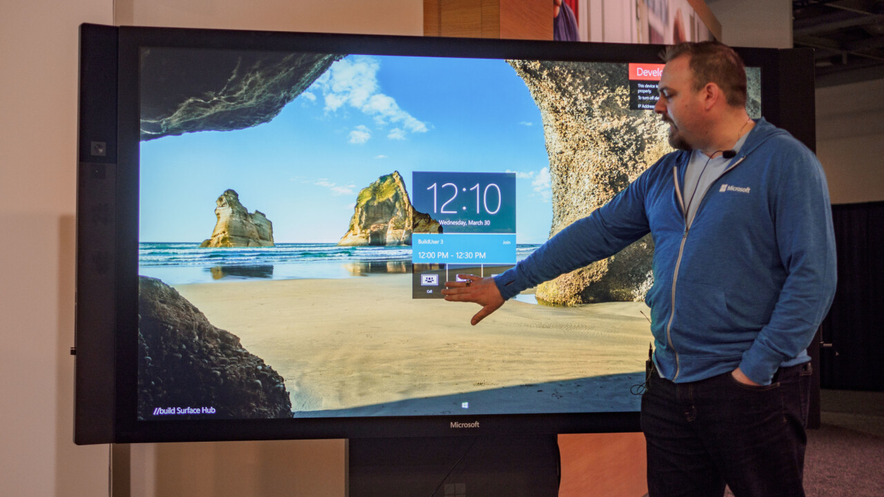 Microsoft makes it painfully simple to develop apps for its massive Surface Hub