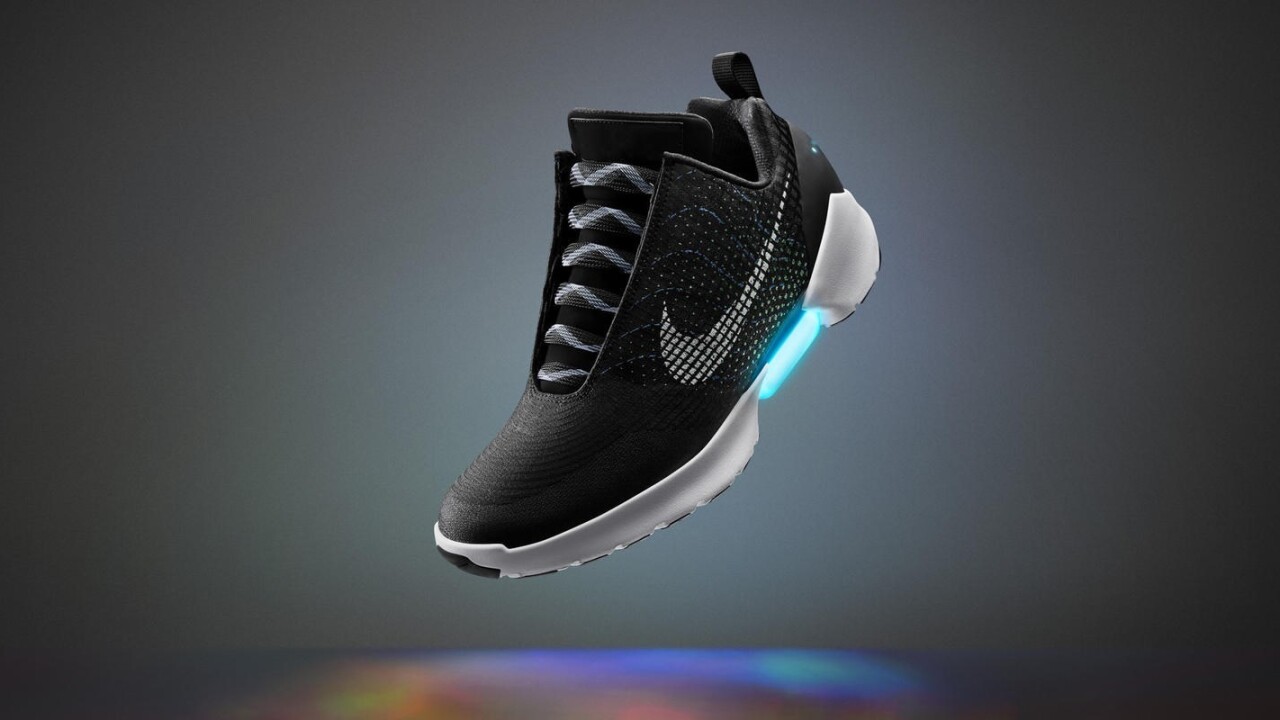 Nike is finally making self-tying shoes but you’ll have to put up with lights too