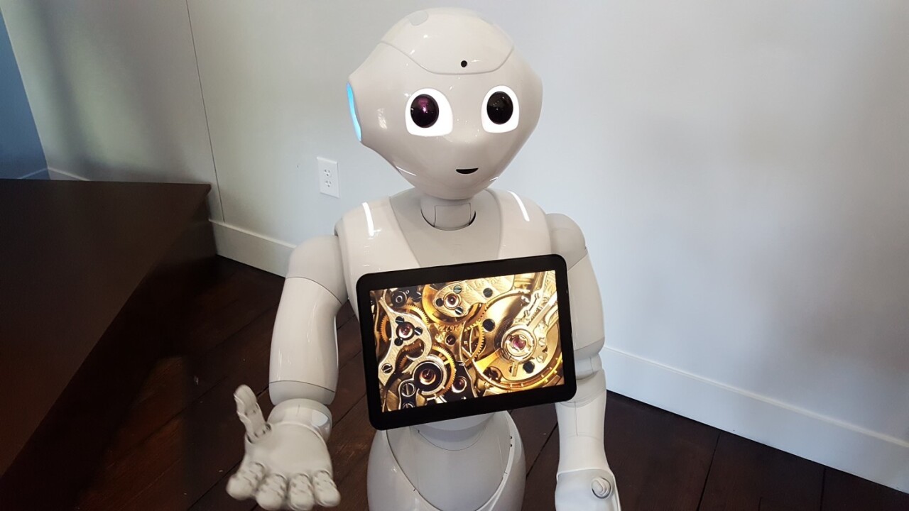We played the emotion-detection game with Pepper the affectionate robot