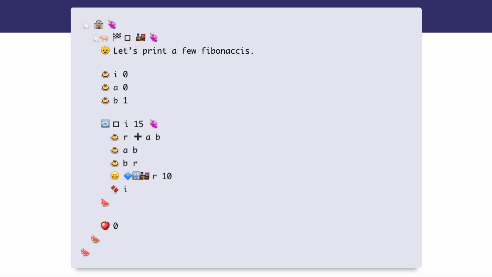 Now you can use emoji to code ?