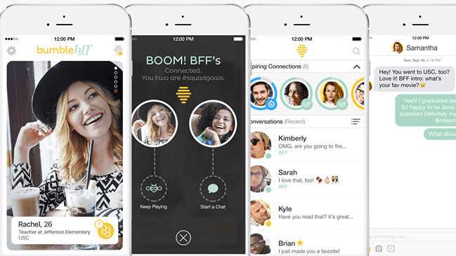 Bumble enters the friend zone with new BFF mode