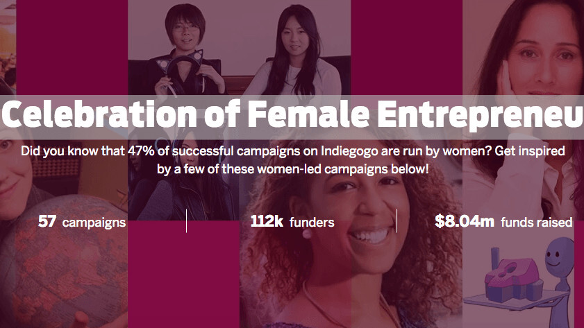 Indiegogo’s new diversity initiative champions female entrepreneurs
