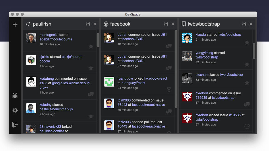 DevSpace makes GitHub look more like Twitter, and that’s a good thing
