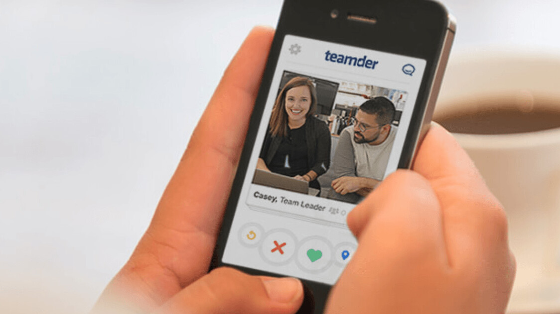 Teamder is just like Tinder, except it’s for creating teams at work