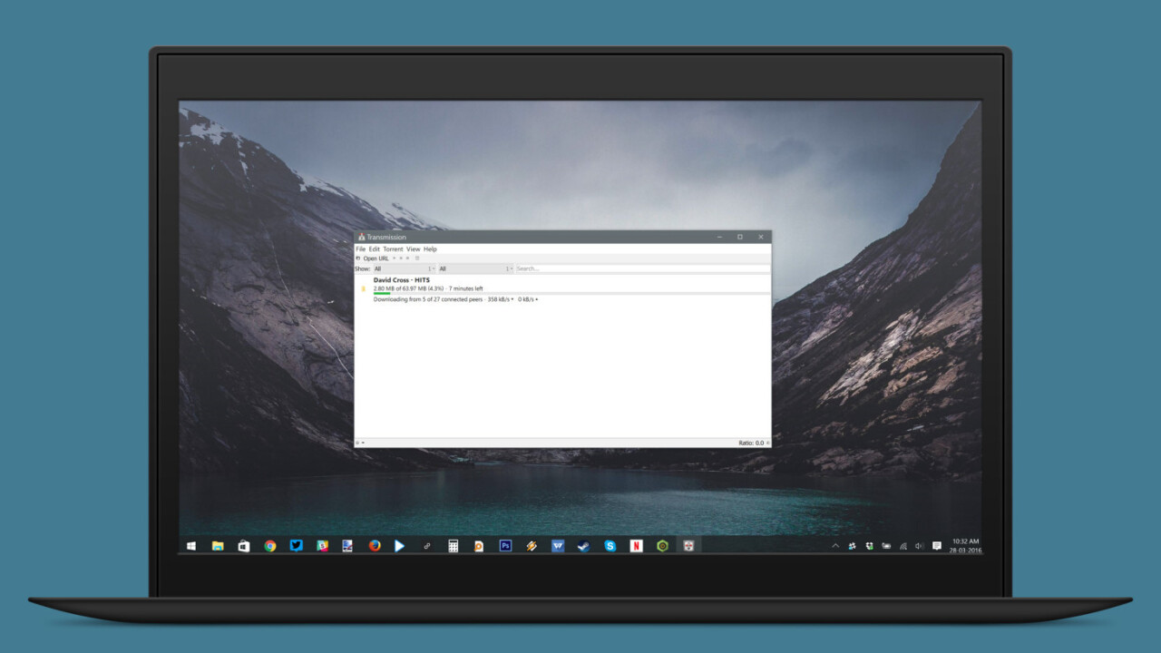 Transmission brings its beloved BitTorrent client to Windows