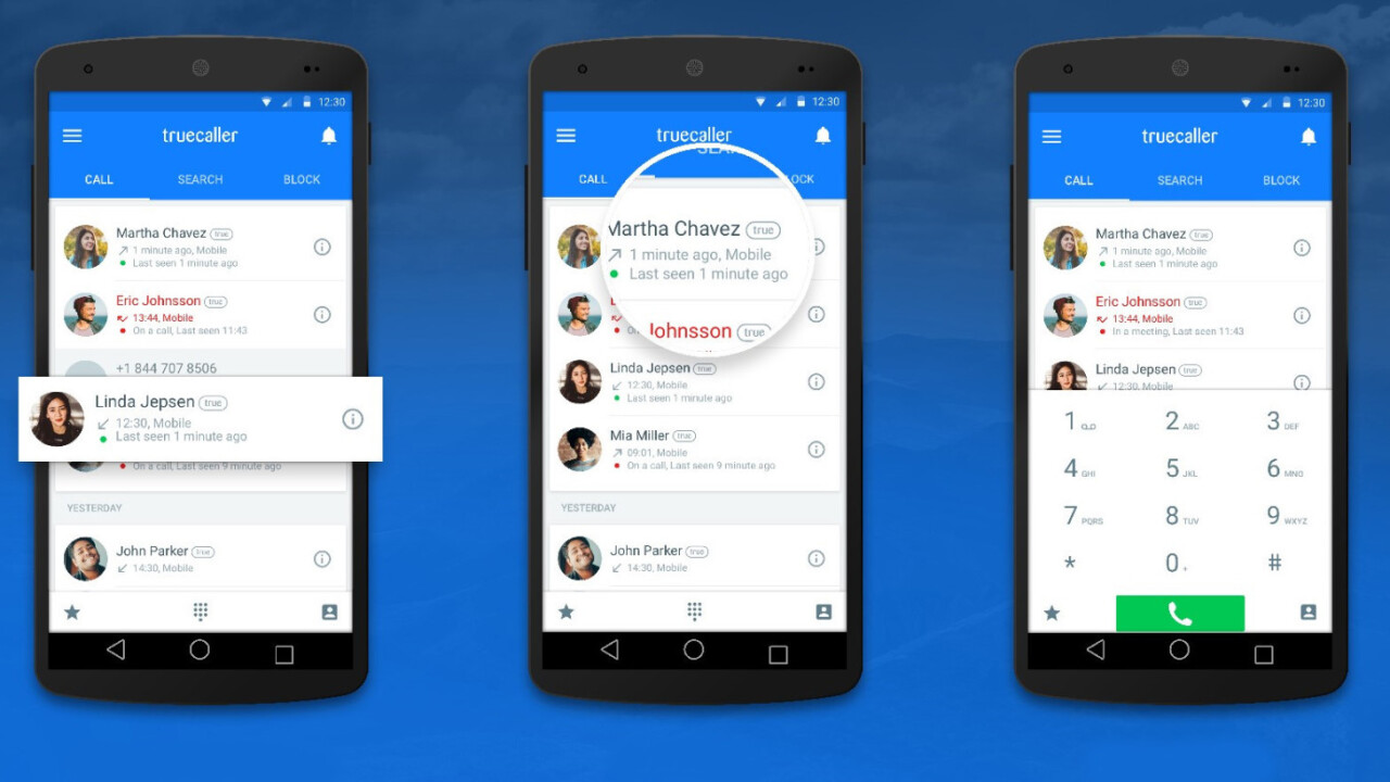 Truecaller for Android lets you know if your contacts are free for a chat