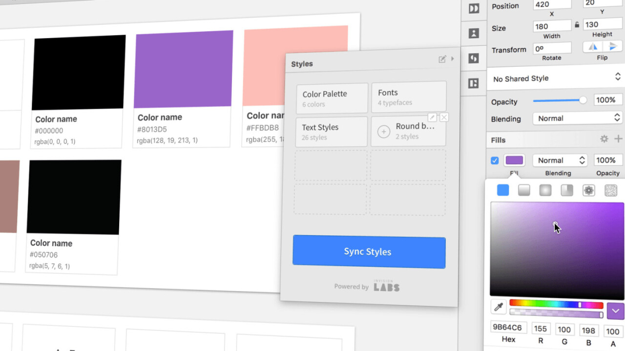 Styles for Sketch allows designers to make macro changes to artboards in seconds