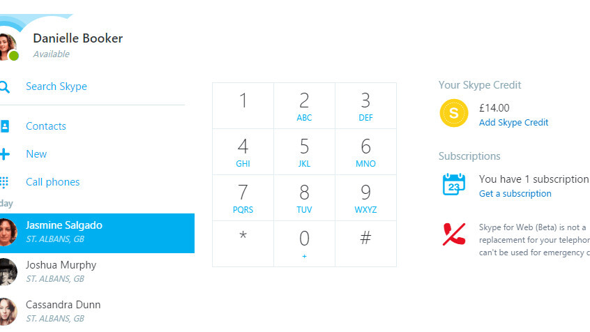 Skype for Web can now call landlines and play embedded YouTube videos