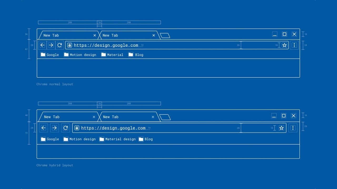 Google’s Chrome OS now sports Material Design and a new ‘hybrid’ layout