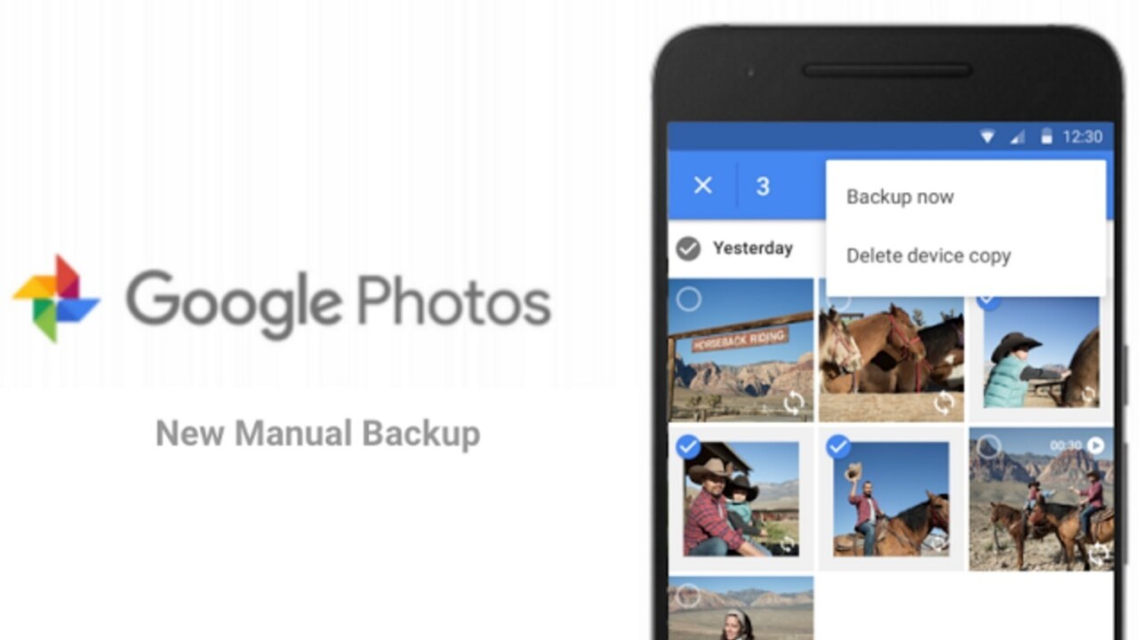 Google Photos now lets you manually back up photos on Android