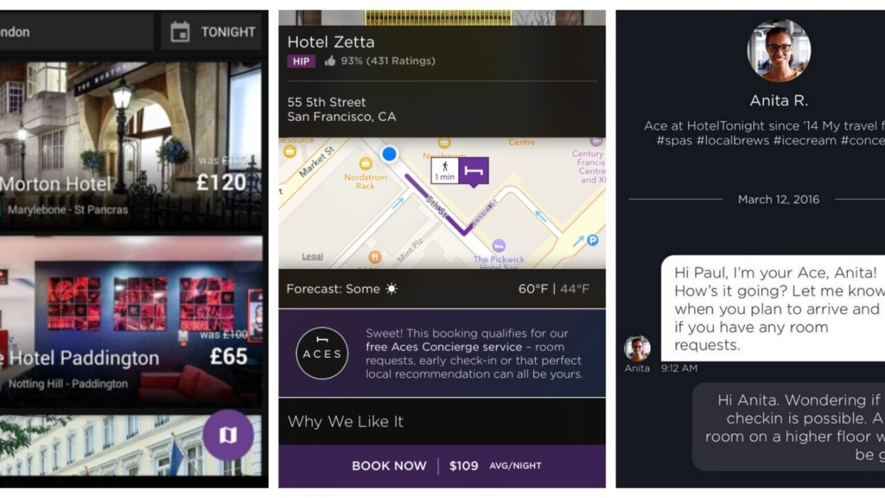 HotelTonight’s free concierge service gives your trip the VIP treatment