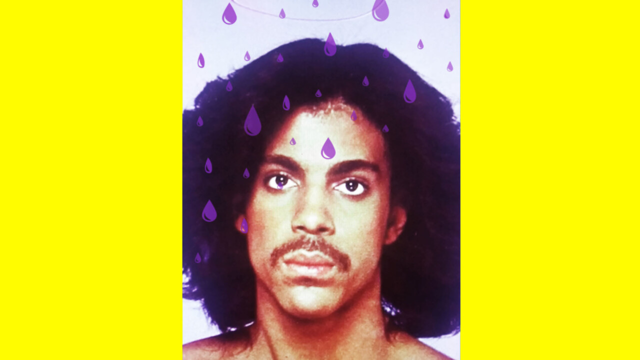 Snapchat mourns Prince with a literal ‘Purple Rain’ filter