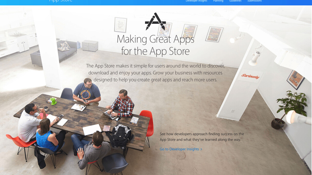 Apple’s developer portal has new sections on building great apps that make money