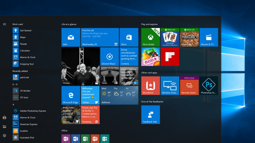 Microsoft’s new Windows 10 beta brings Windows Ink, a better Start Menu, and more