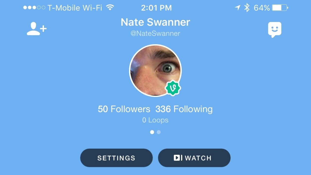 Vine’s new ‘Watch’ feature makes it less loopy (but more personal)