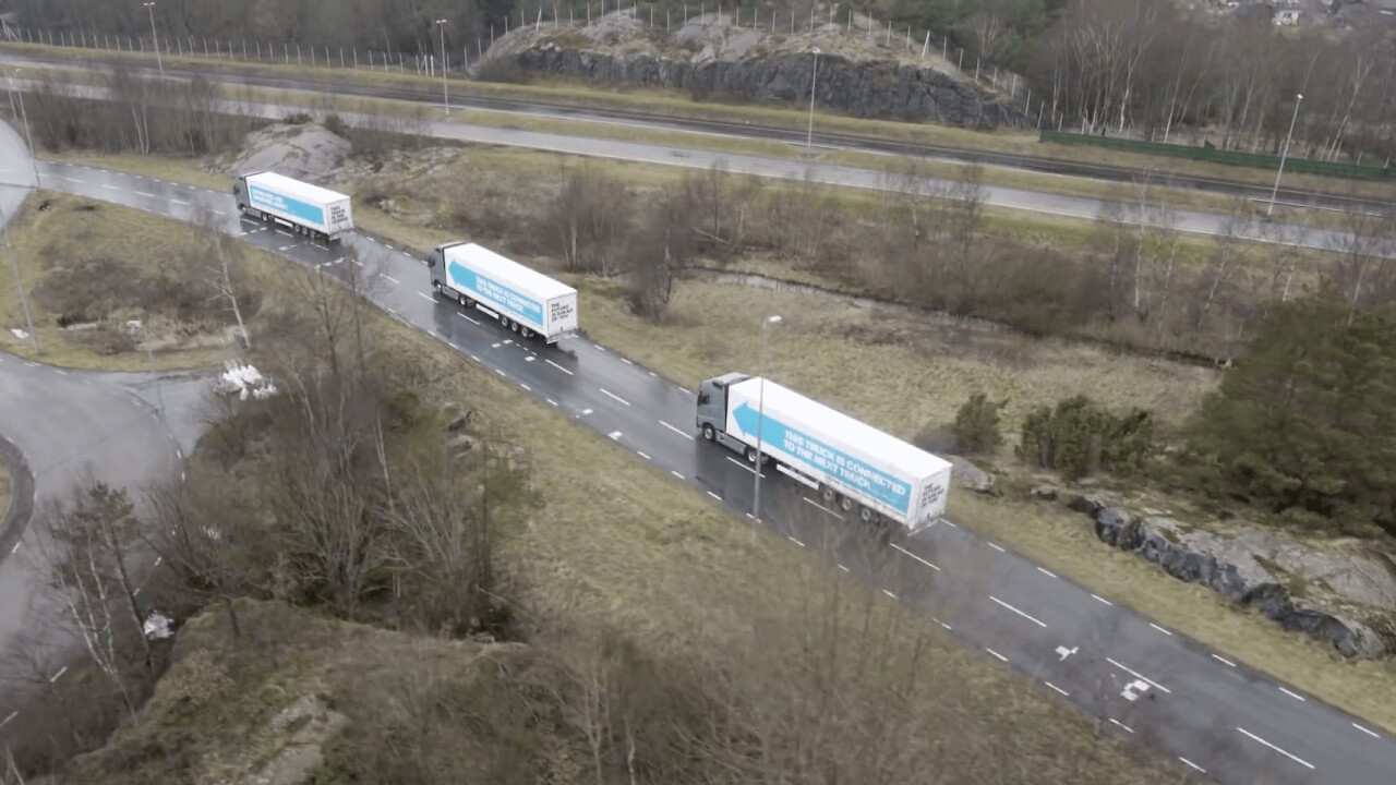 A fleet of self-driving trucks just spent a week cruising through Europe