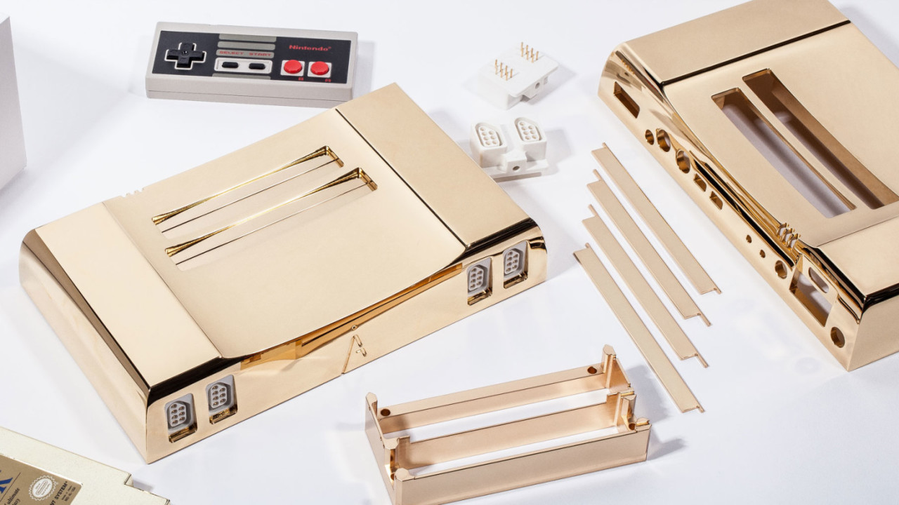 Sure, this $5,000 24-karat gold NES seems totally reasonable