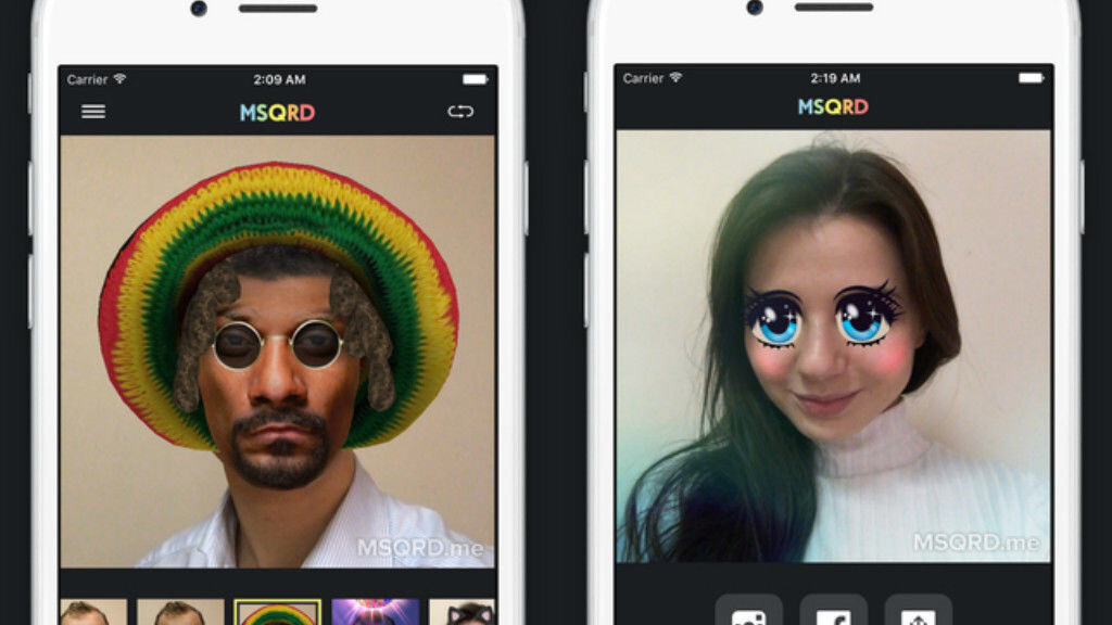 Post-Snapchat, MSQRD’s Bob Marley filter is conveniently left out for new users