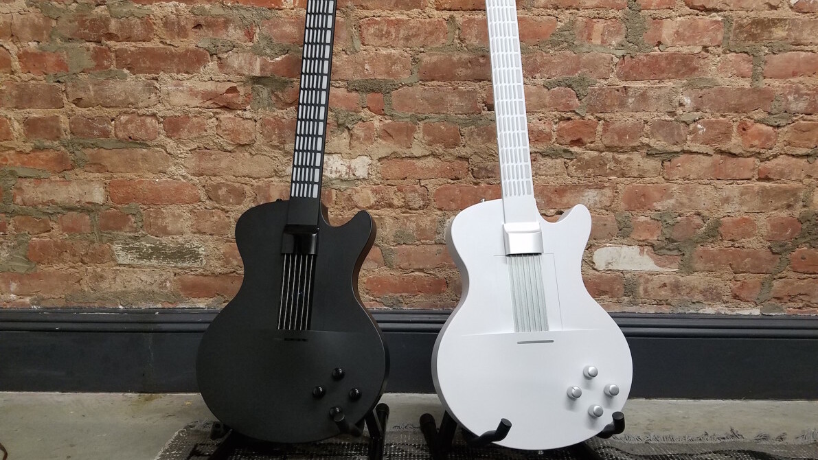 This electronic guitar will let even the most musically-challenged learn to play