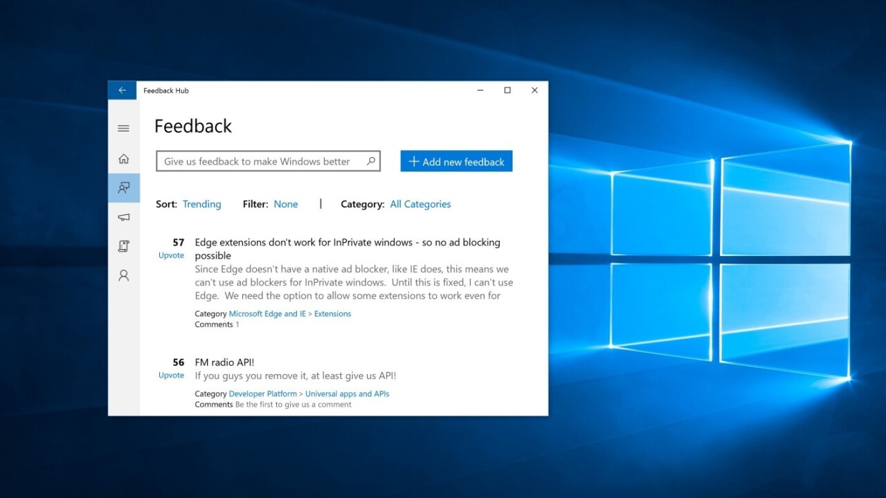 Don’t like Windows 10? Microsoft just made it easy for anyone to complain