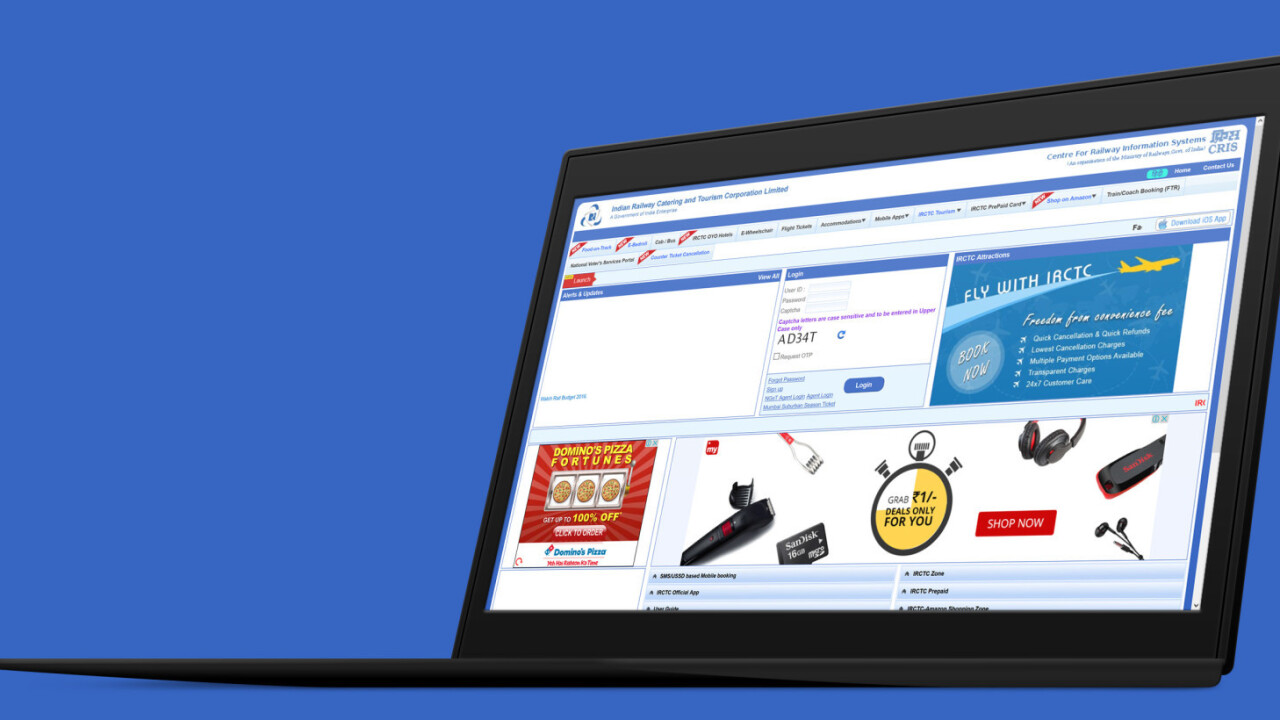 10m users’ data reportedly stolen from Indian Railways site and sold for $225